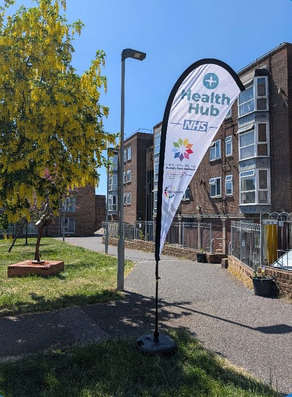health hub entrance 